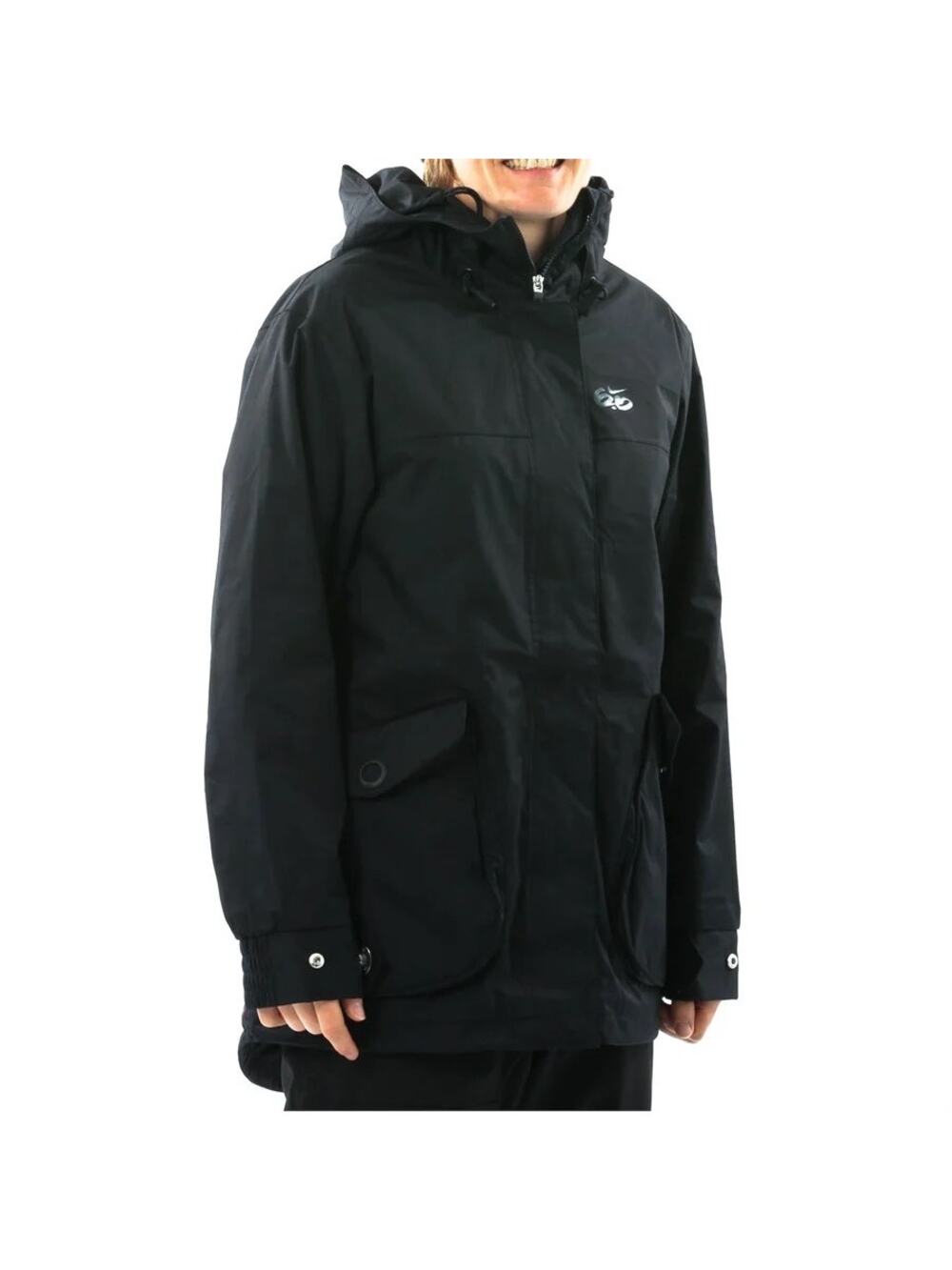 Nike 6.0 Womens size Medium Kesak Snowboarding Skiing Jacket Nylon Black 384696